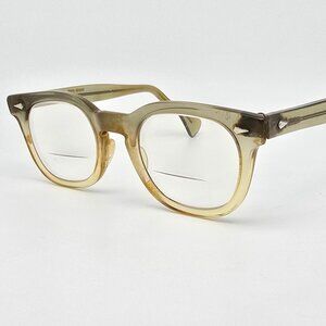 American Optical AO Green Fade Vintage Horn Rim Eyeglasses Frame 46-24-138